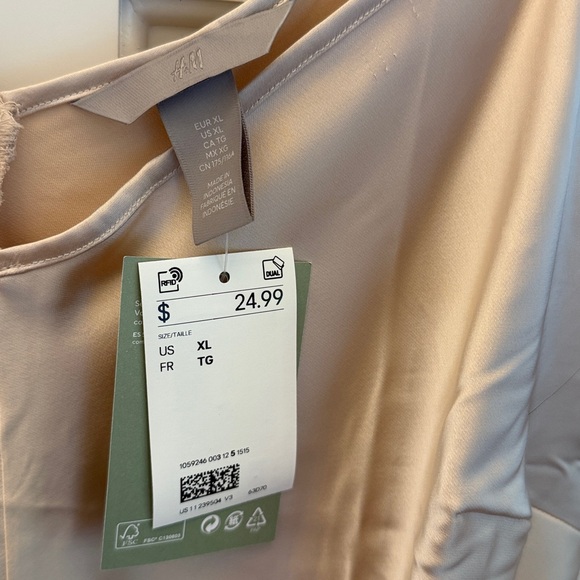 H&M Satin Beige Camisole - Picture 2 of 2